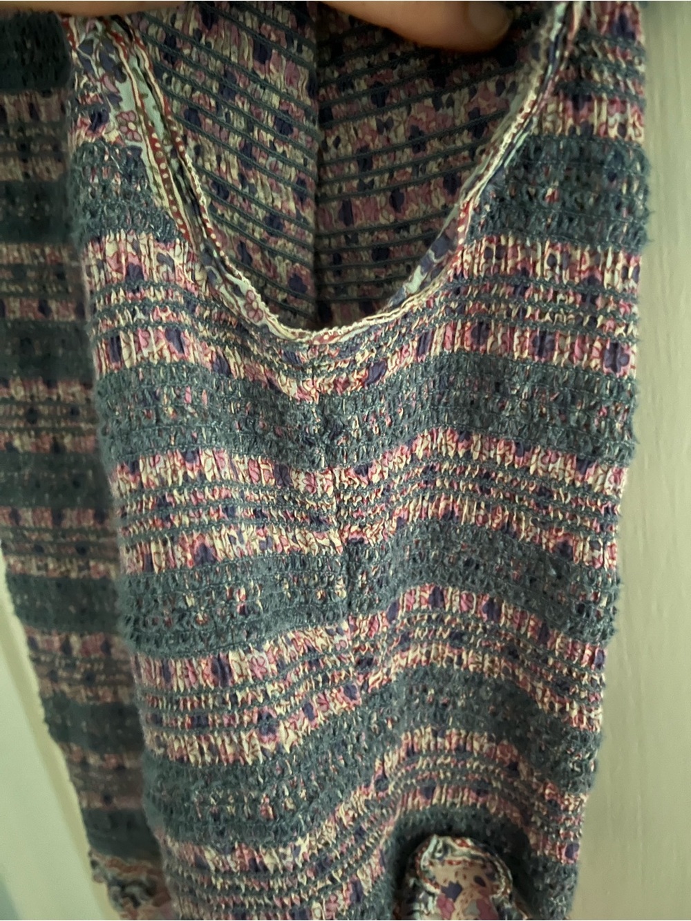 Sea New York Purple & Pink Floral Smocked Ruffle Top - Picture 8 of 8